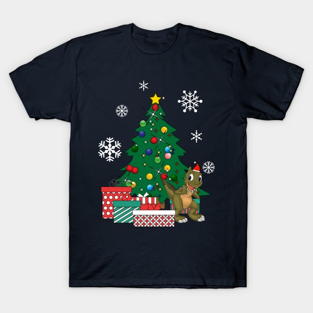 Ducky Around The Christmas Tree Land Before Time T-Shirt by Nova5